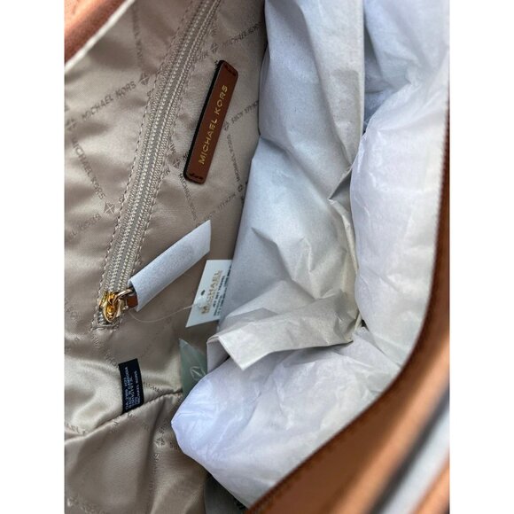 Michael Kors shoulder bag tote xchain bag jet set bag camel multi - Picture 7 of 10